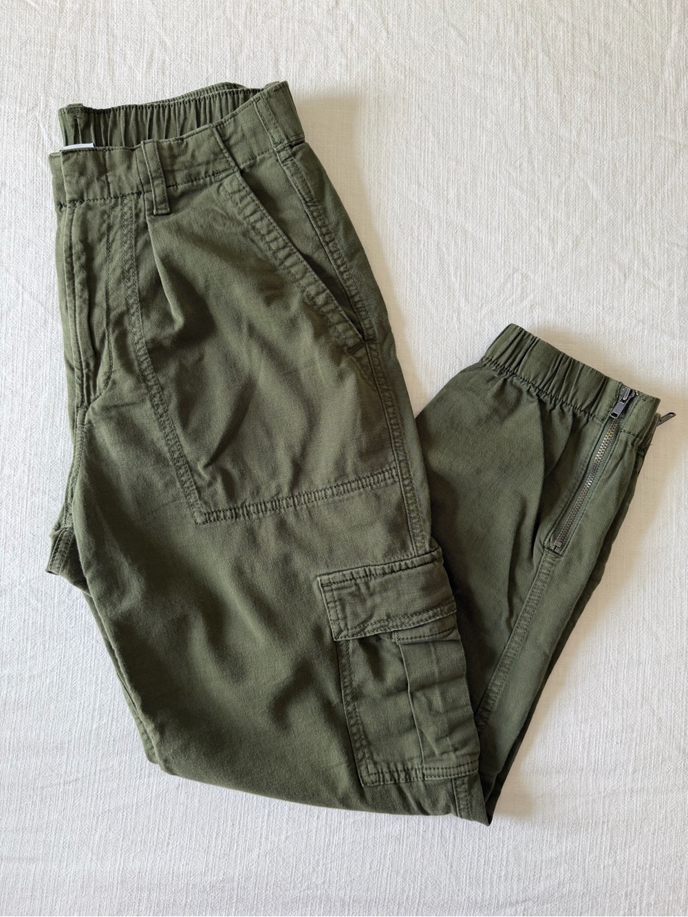 Gap Olive Green Cargo Utility Pants Joggers